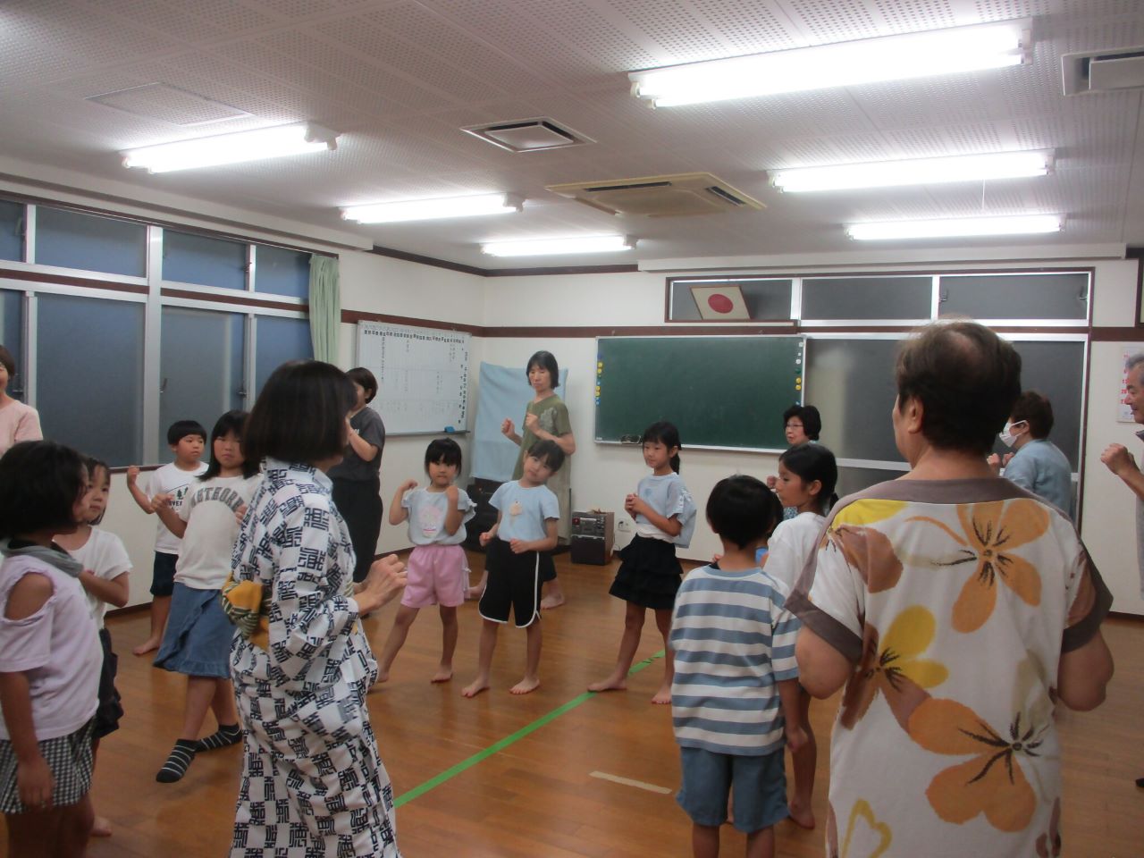 ⑤盆踊り練習
