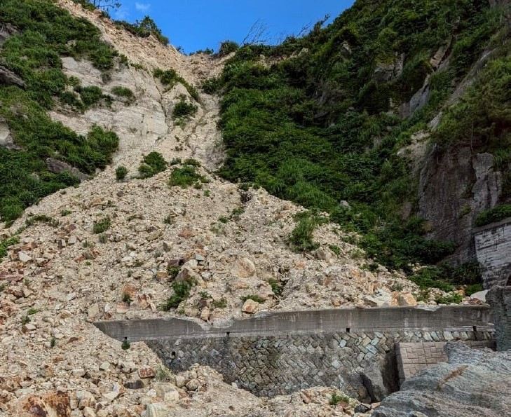 石川県能登半島ボランティアの際、撮影した現地の土砂崩れ