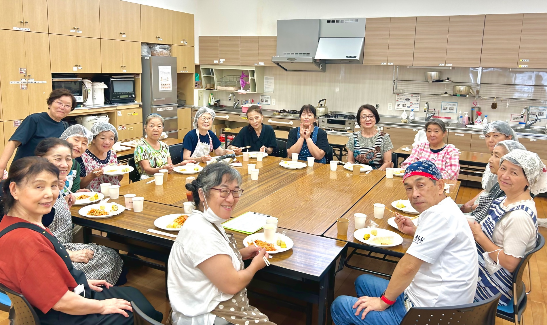 ななっこ料理道場のボランティアの皆さん