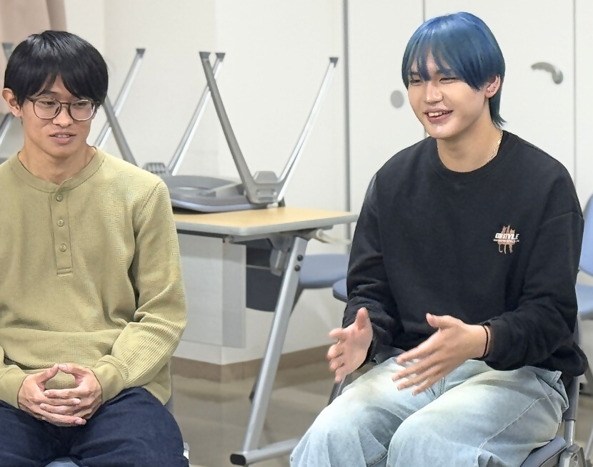 インタビュー中の様子③